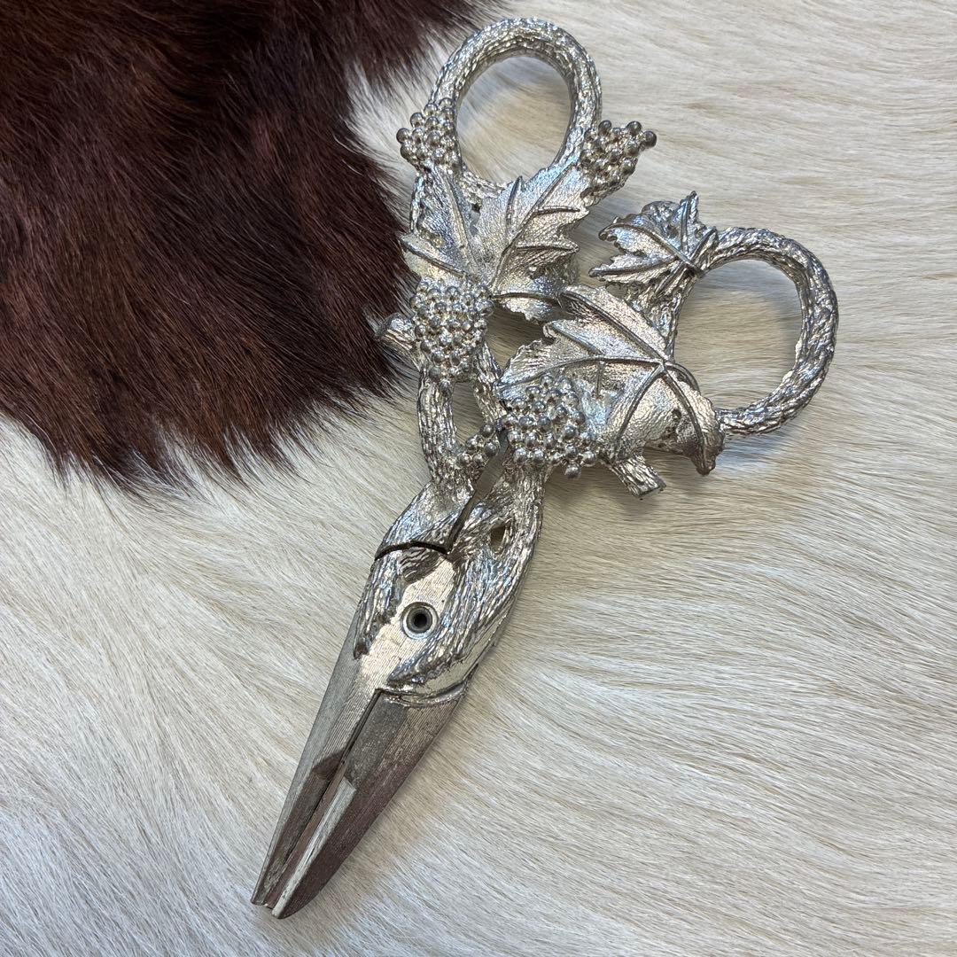 50'sビンテージ！イギリス製 Mirella 葡萄 デザイン ハサミ 鋏