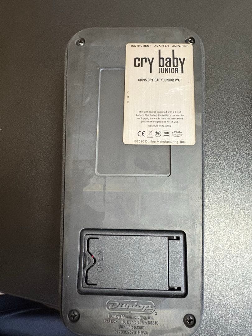 【ワウペダル】Cry Baby Junior CBJ95 使用感あり