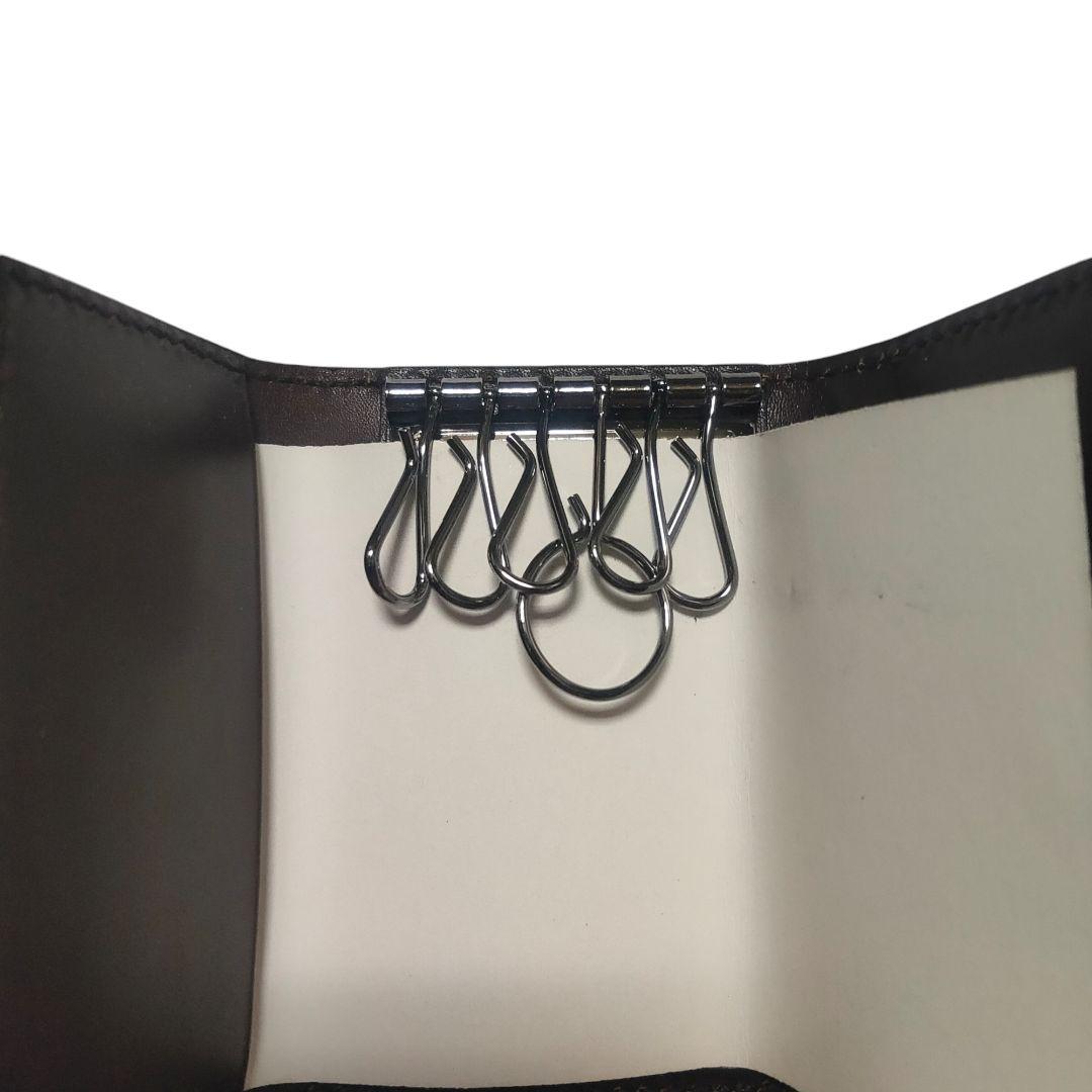 GUCCI レザーキーケース ブラウン E1610 新品未使用