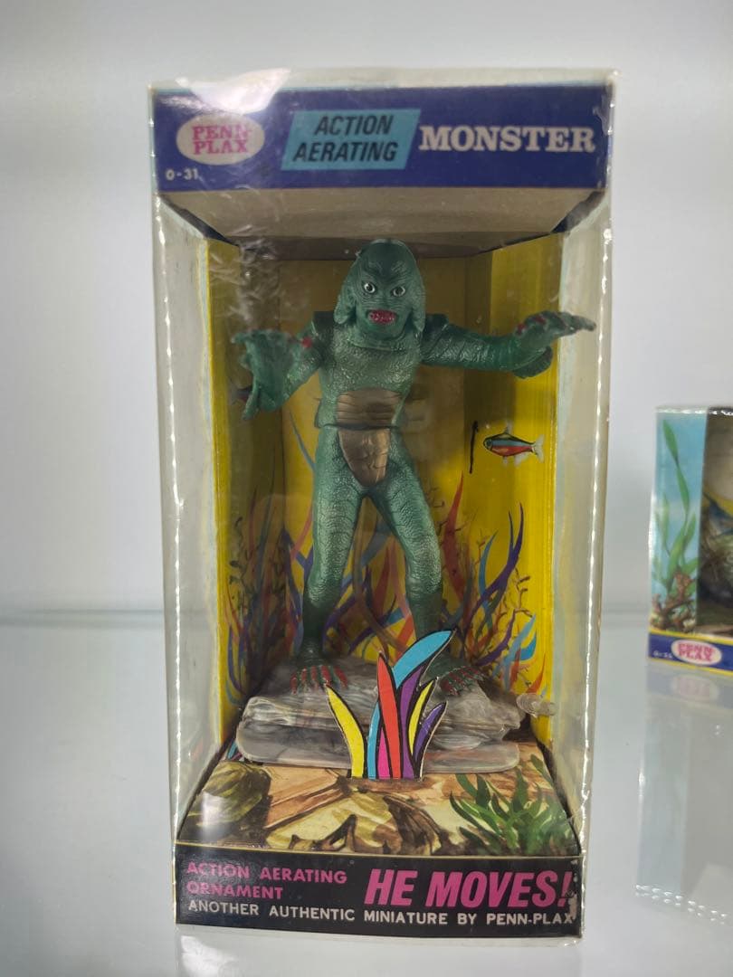 1970年代Penn-Plax社 大アマゾンの半魚人 と沈没船