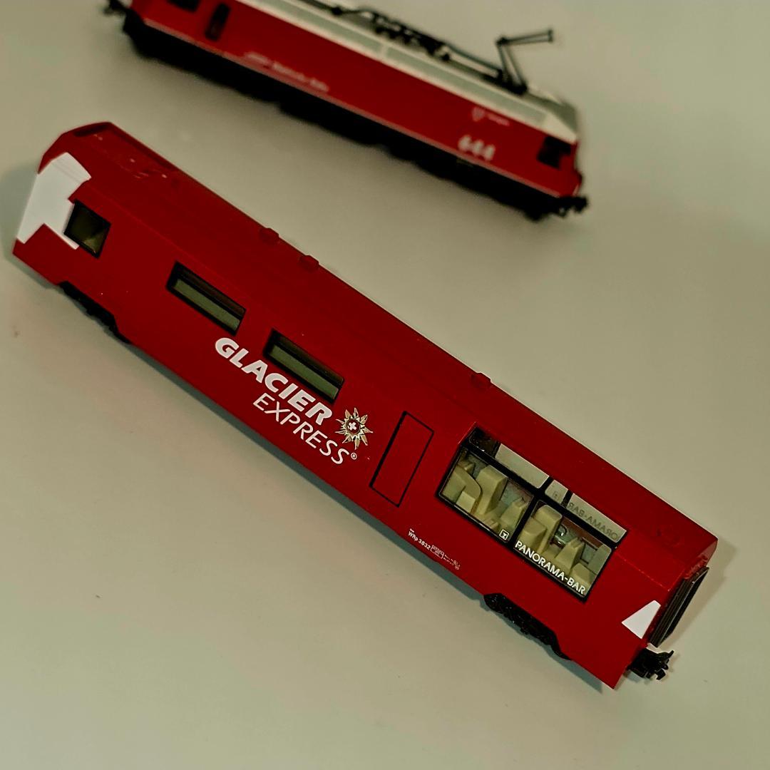 KATO 10-1145 アルプスの氷河特急 基本３両、パノラマバー　４輌組み