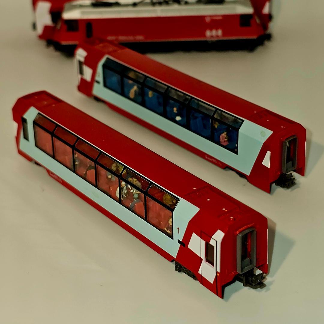 KATO 10-1145 アルプスの氷河特急 基本３両、パノラマバー　４輌組み