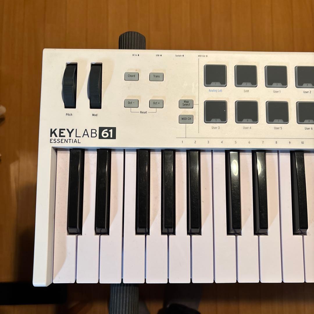 動作確認済み 箱付き ARTURIA KEYLAB 61 MIDIキーボード