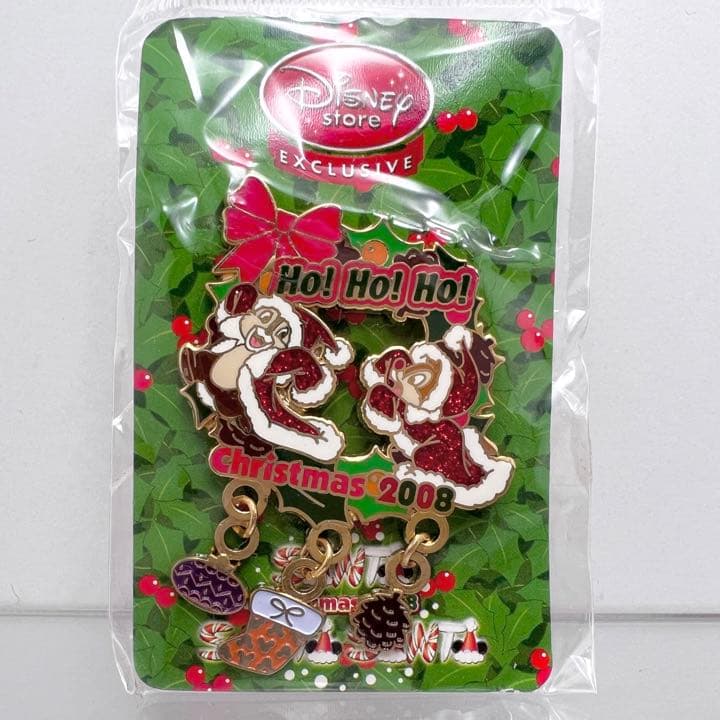 ディズニー ピンバッジ クリスマス チップ デール