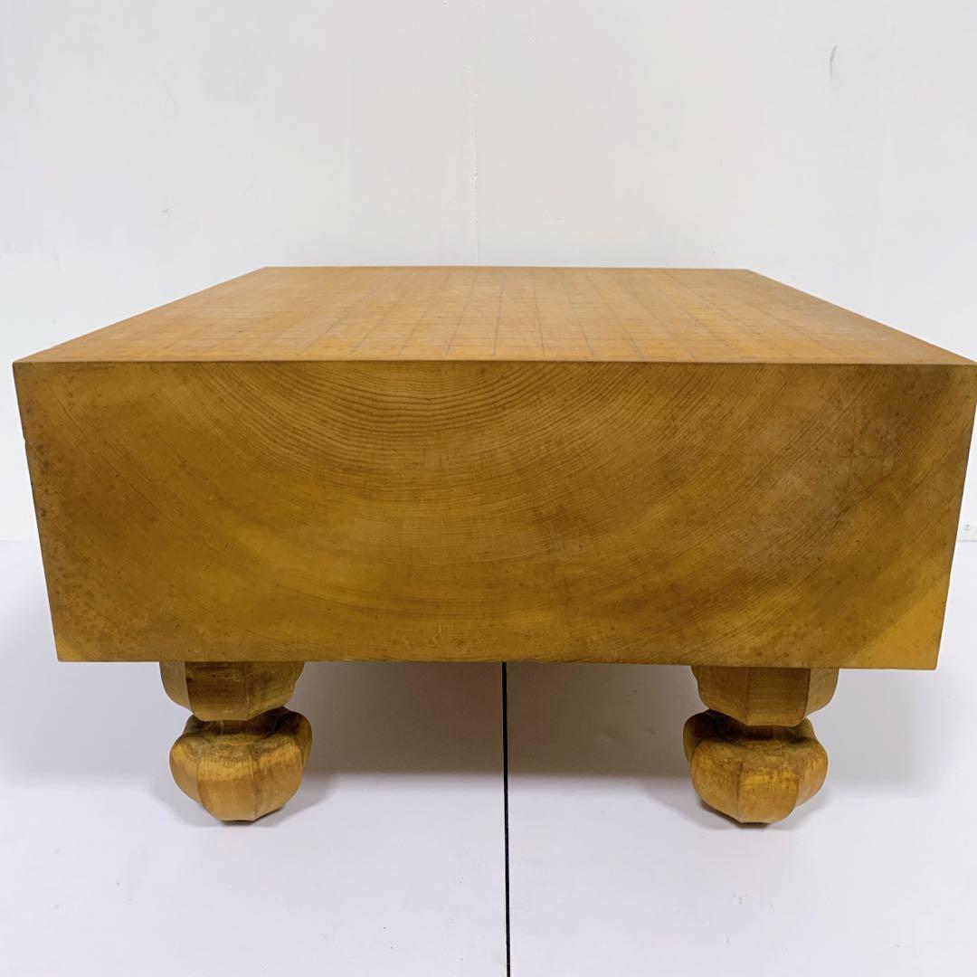 【送料込】高級 任天堂 極厚 約4.8寸 囲碁 本榧 目が繊細 ヘソ 脚付き