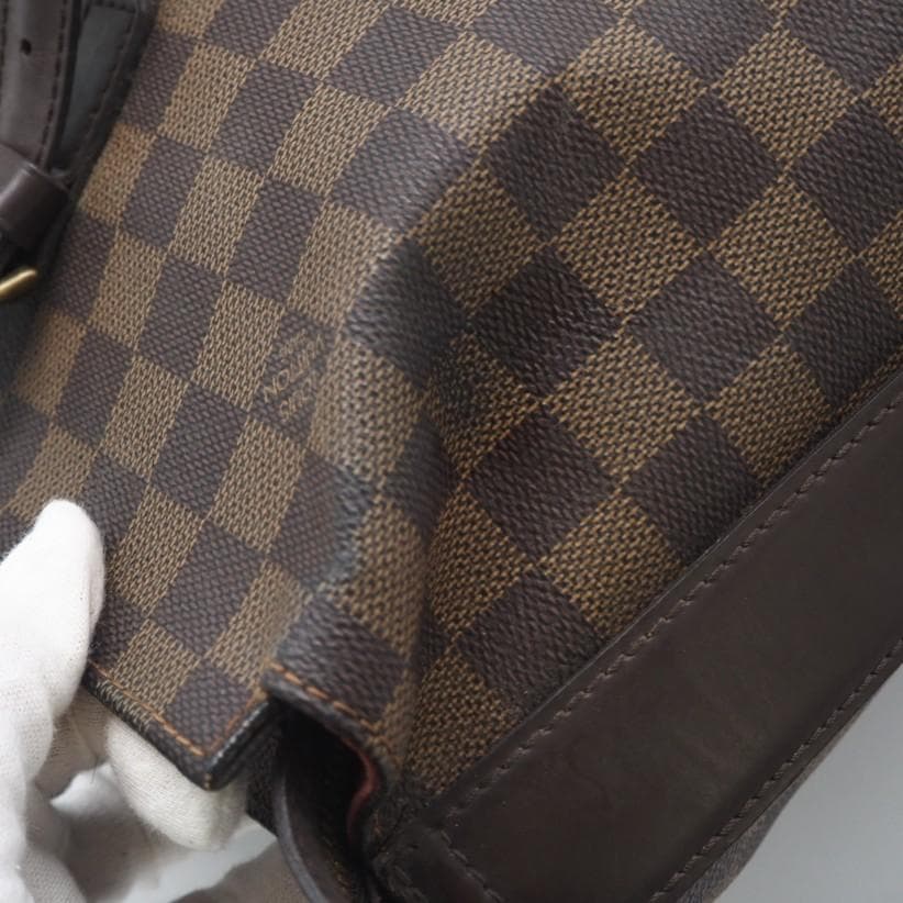 LOUIS VUITTON トートバッグ ダミエ エベヌ チェルシー ブラウン