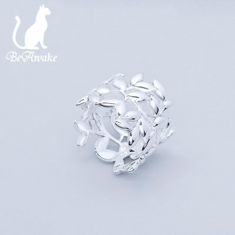 【新品仕上げ済】ティファニー オリーブ リーフ バンド リング