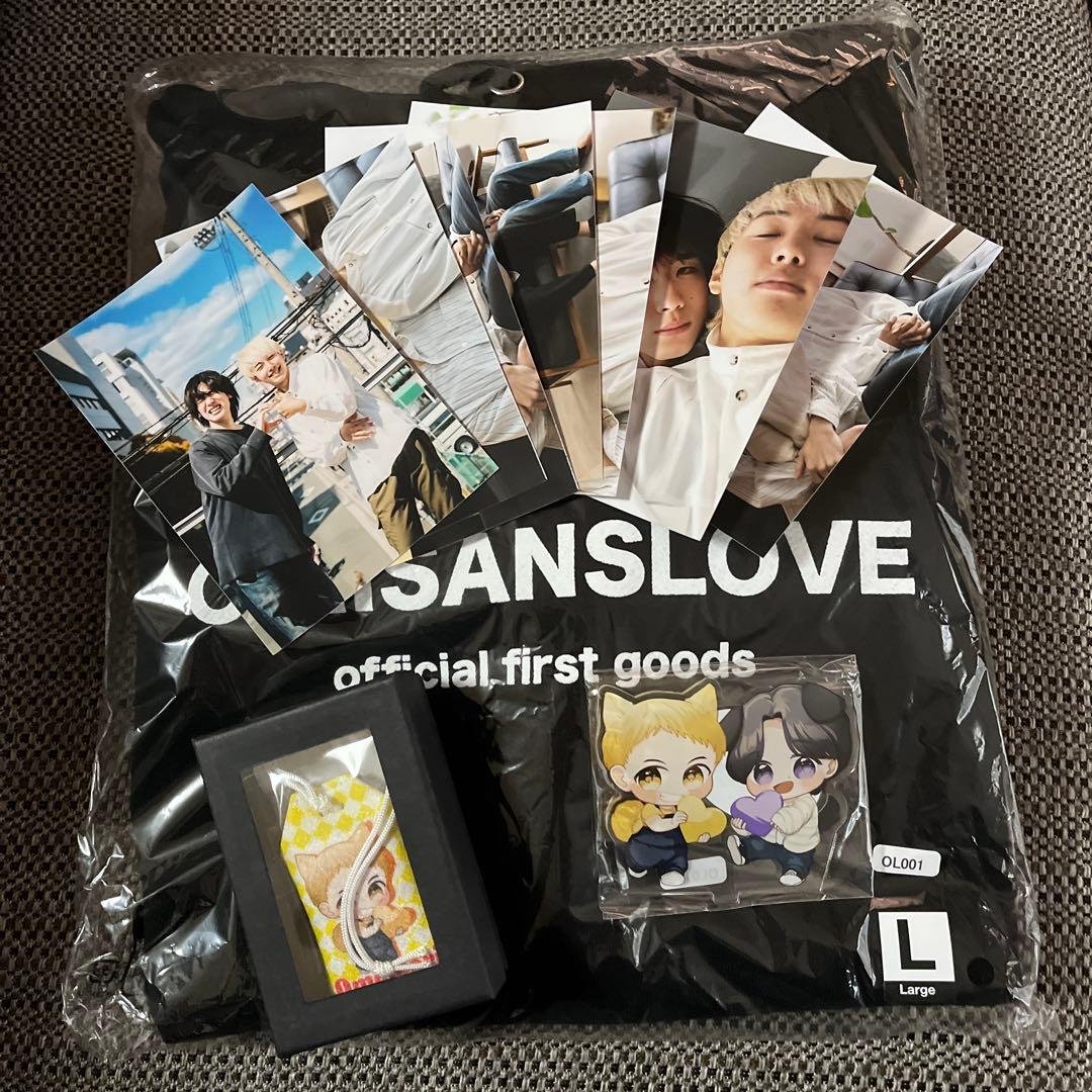 おにいさんずラブ Lサイズパーカー・お守り・アクスタ・フォトカード7枚