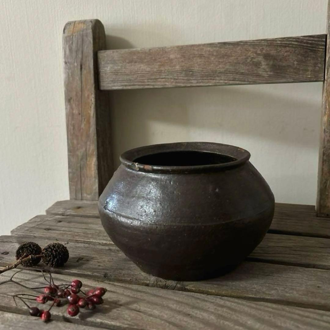 李朝　壺　オンギ 韓国アンティーク　その21 骨董品.コウケンテツ.平松洋子
