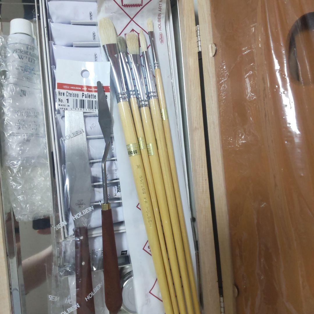 ホルベイン画材油絵の具12色木箱セット