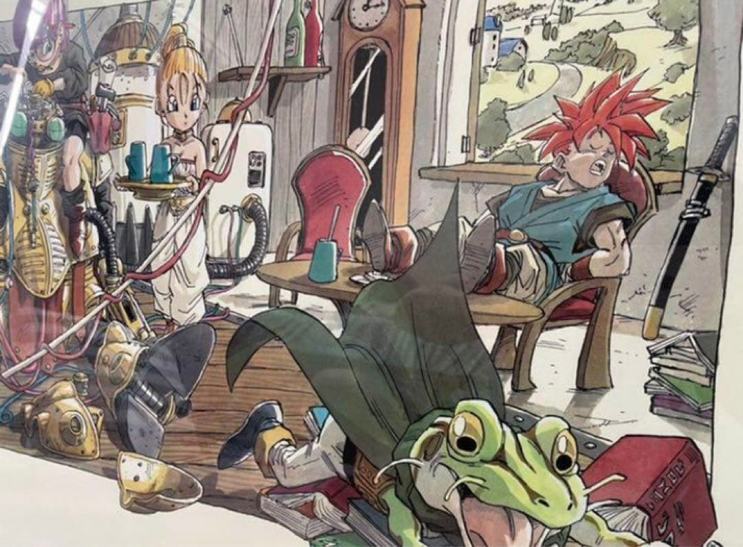 【入手困難／極美品クラス】クロノ・トリガー B2ポスター鳥山明の世界展 販売品