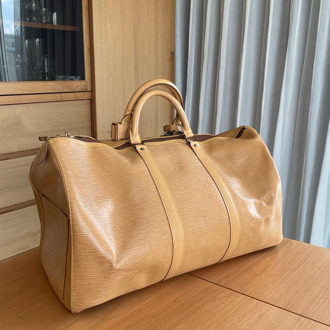 入手困難 激レア ヴィトン キーポル55 ボストンバッグ　鍵付き