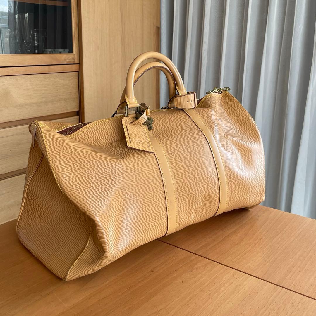 入手困難 激レア ヴィトン キーポル55 ボストンバッグ　鍵付き