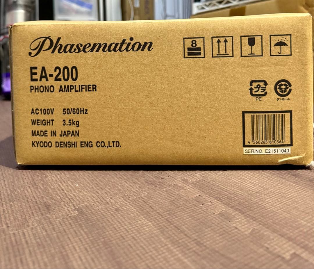【極美品】Phasemation EA-200 フォノアンプ 元箱・付属品完備