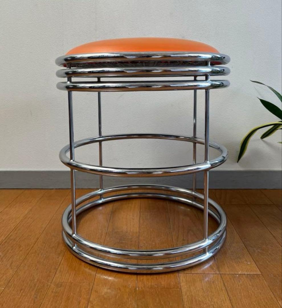 ヴィンテージ　スツール　② ミッドセンチュリー　アールデコ　スペースエイジ