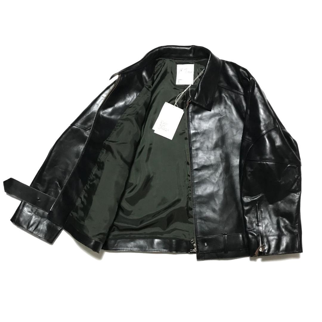 2　アンセルム　H.L ZIP UP JACKET　レザージャケット