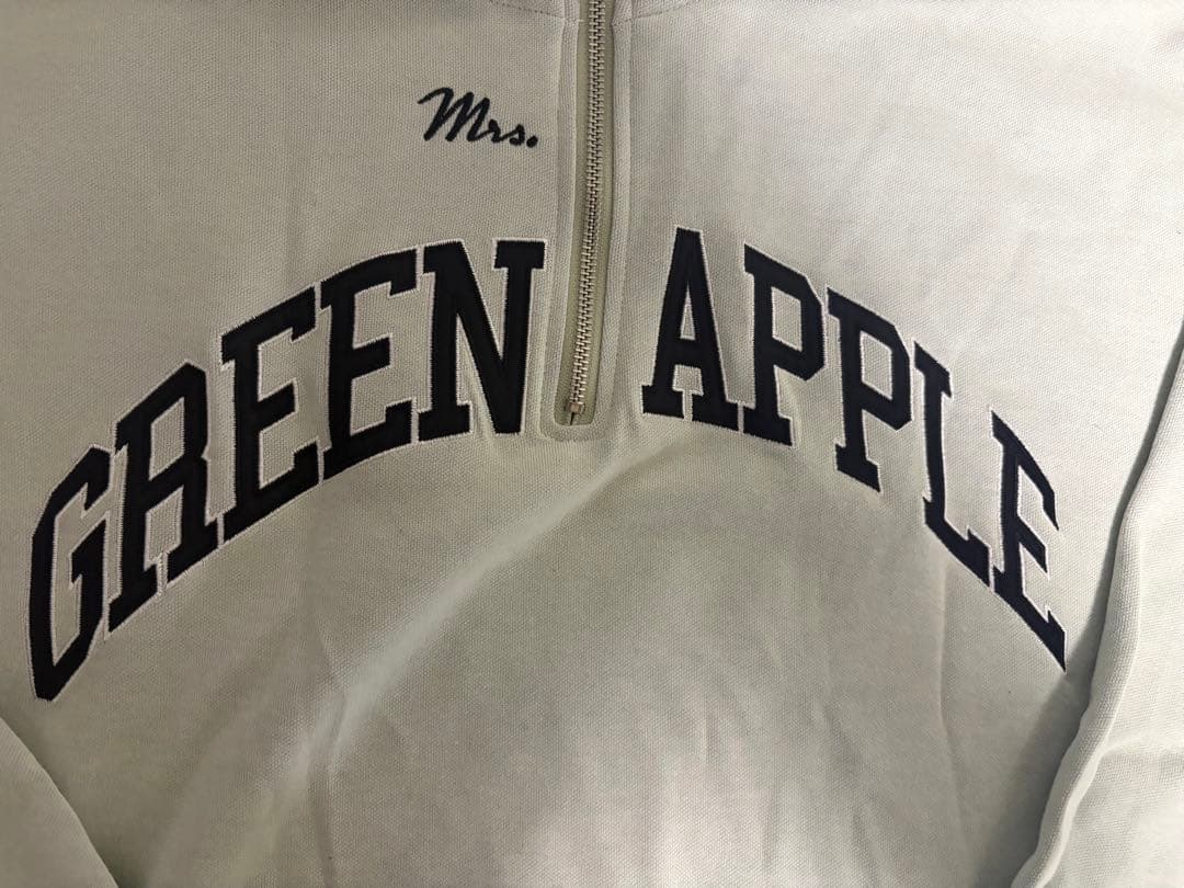 Mrs. GREEN APPLE スプリンググッズ ハーフジップ スウェットXL