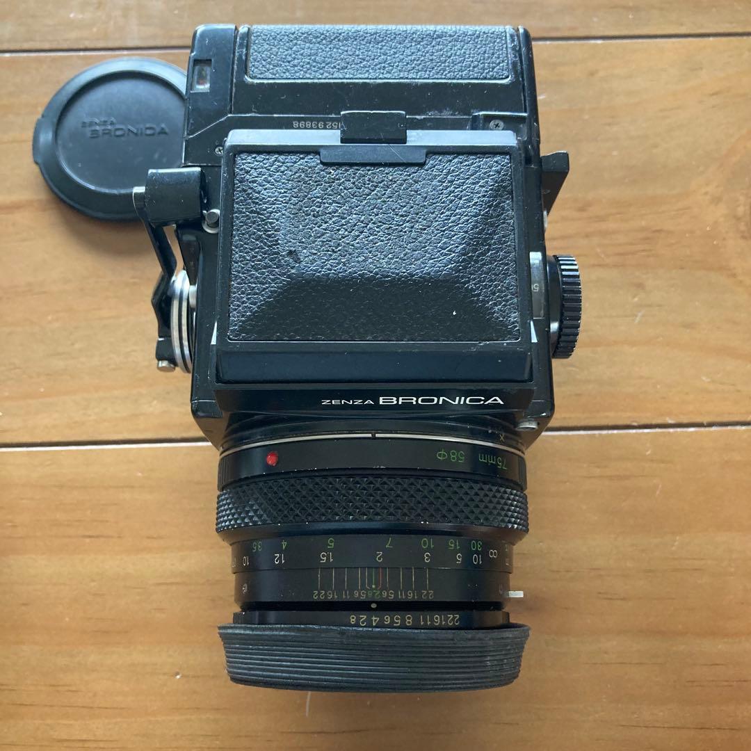 ZENZA BRONICA ETRS 50、75mm 中判フィルムカメラ 難あり