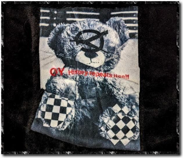 い*ー様 オーワイ　ジップアップフェイクファージャケット　黒