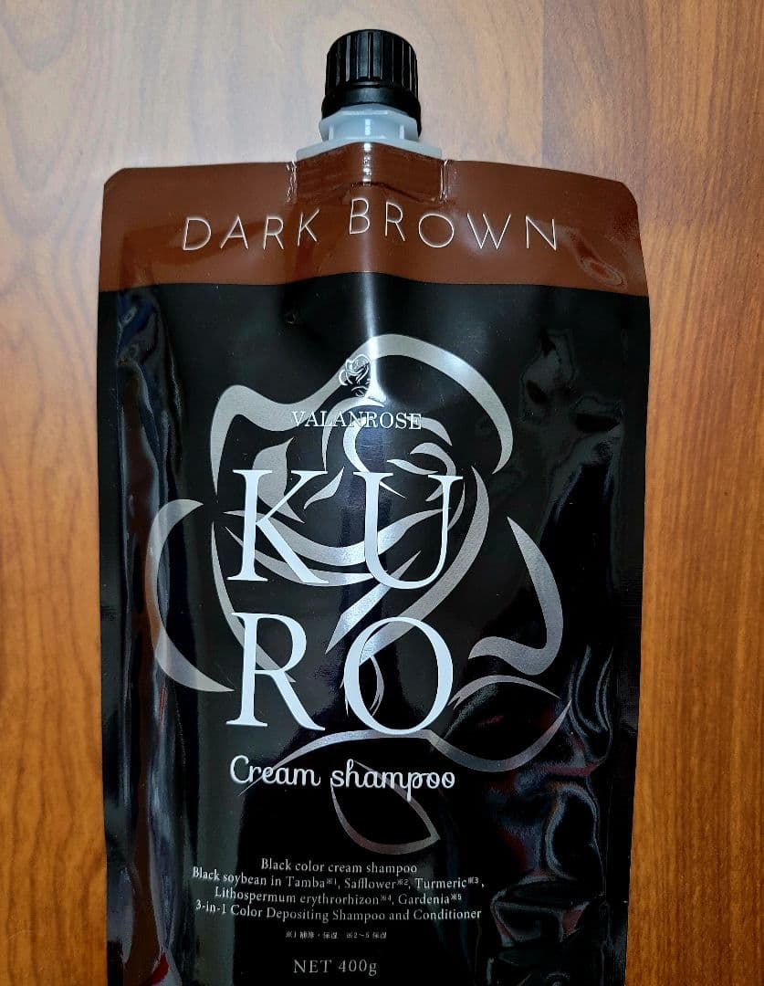 【２個セット】VALANROSE ダークブラウン クリームシャンプー 400g