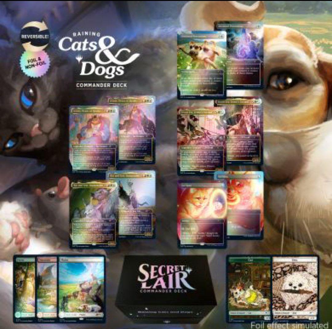 マジック：ザ・ギャザリング MTG secret lair Raining Cats and Dogs