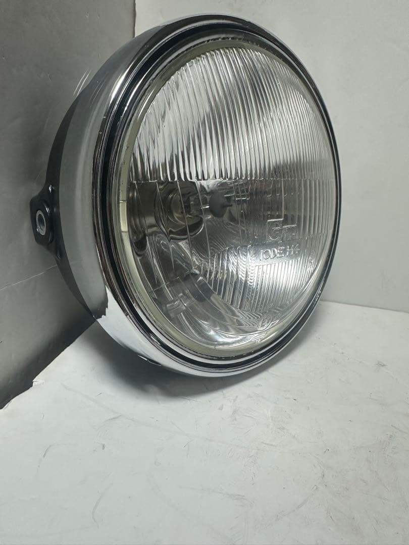 美品 希少廃盤品当時物シビエ一文字180πシビエ凸レンズ付ヘッドライトCIBIE