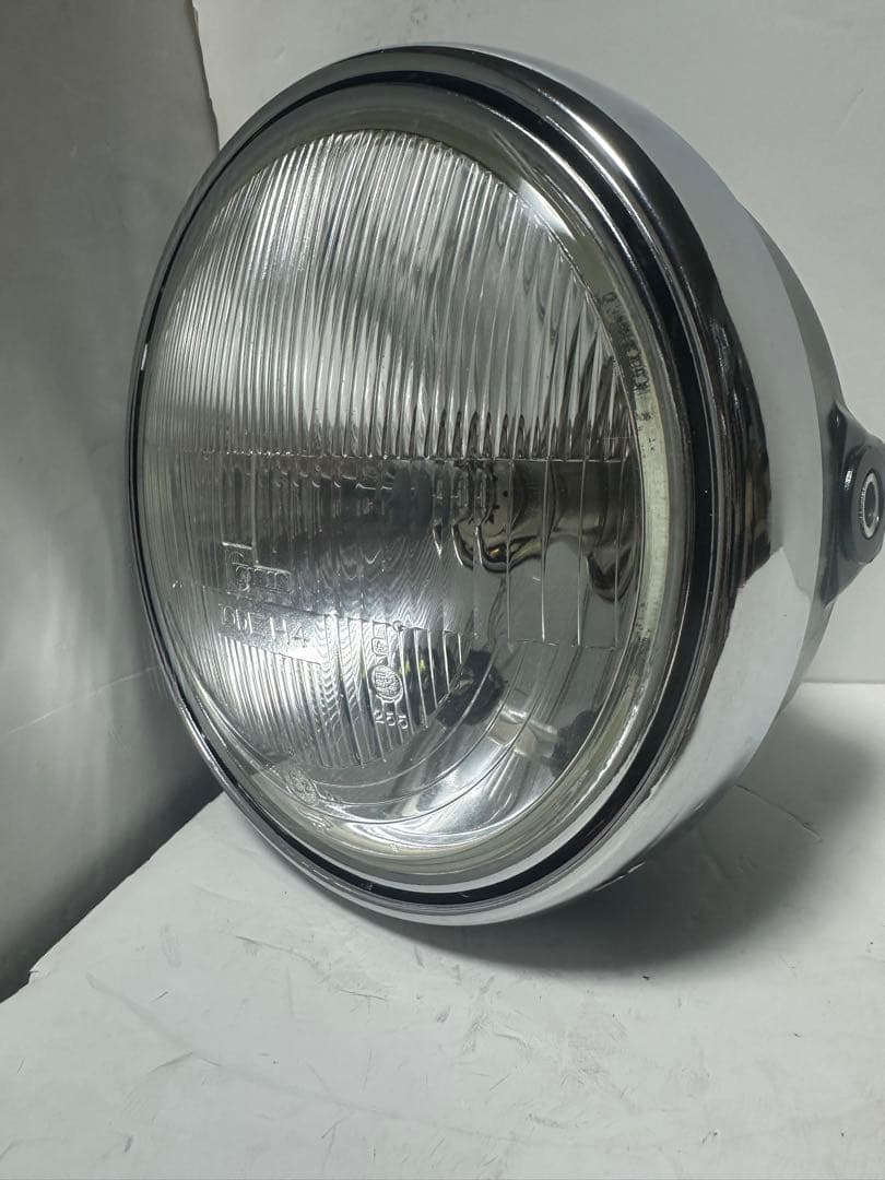 美品 希少廃盤品当時物シビエ一文字180πシビエ凸レンズ付ヘッドライトCIBIE