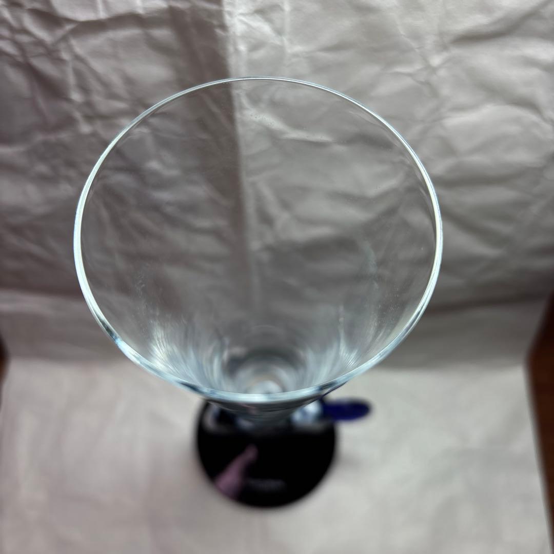 KOSTA BODA ガラスベース 黒・白・青