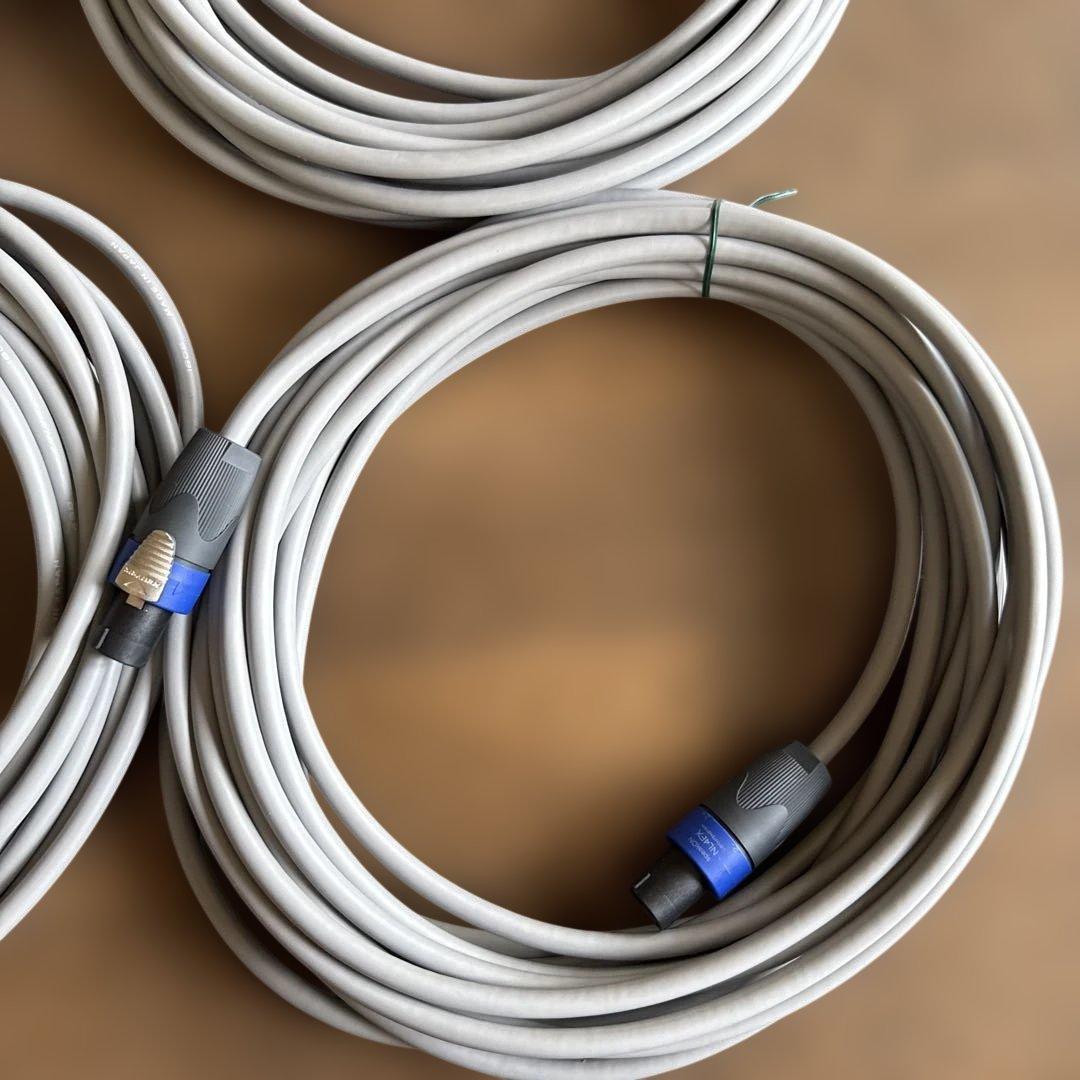 ［新品:最終価格］カナレ　スピーカーケーブル　10m 5本セット①