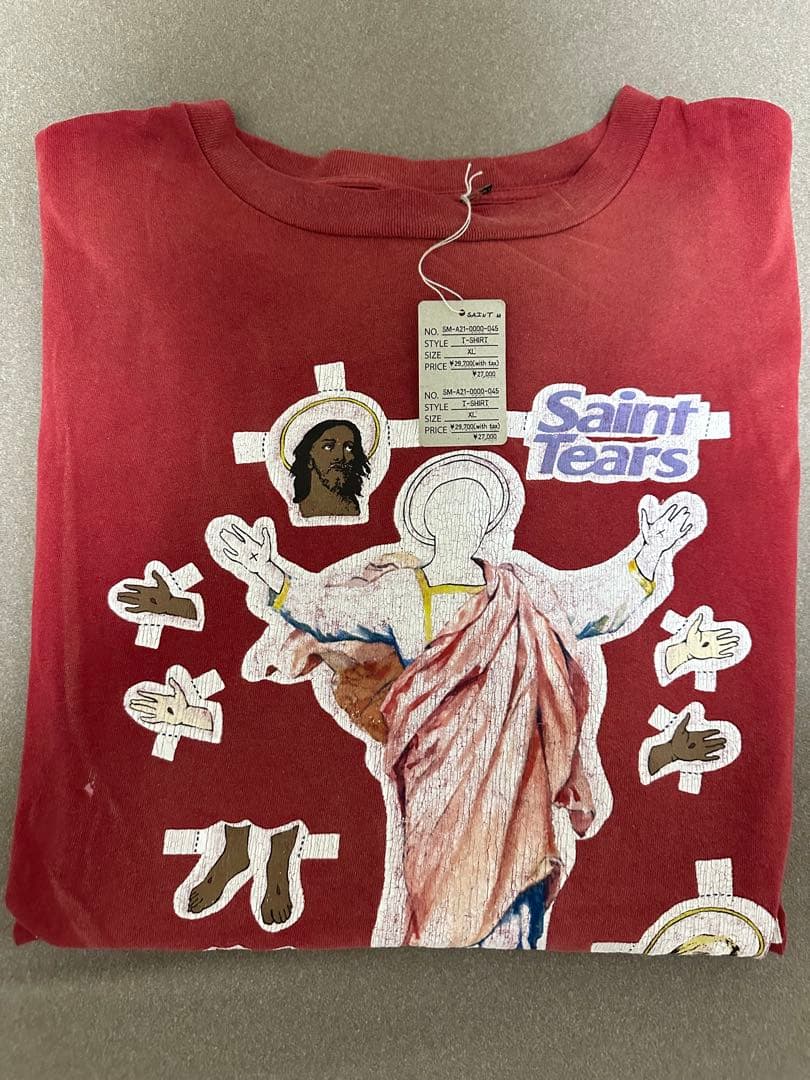 SAINT MICHAEL DENIM TEARS Tシャツ XL新品　本物