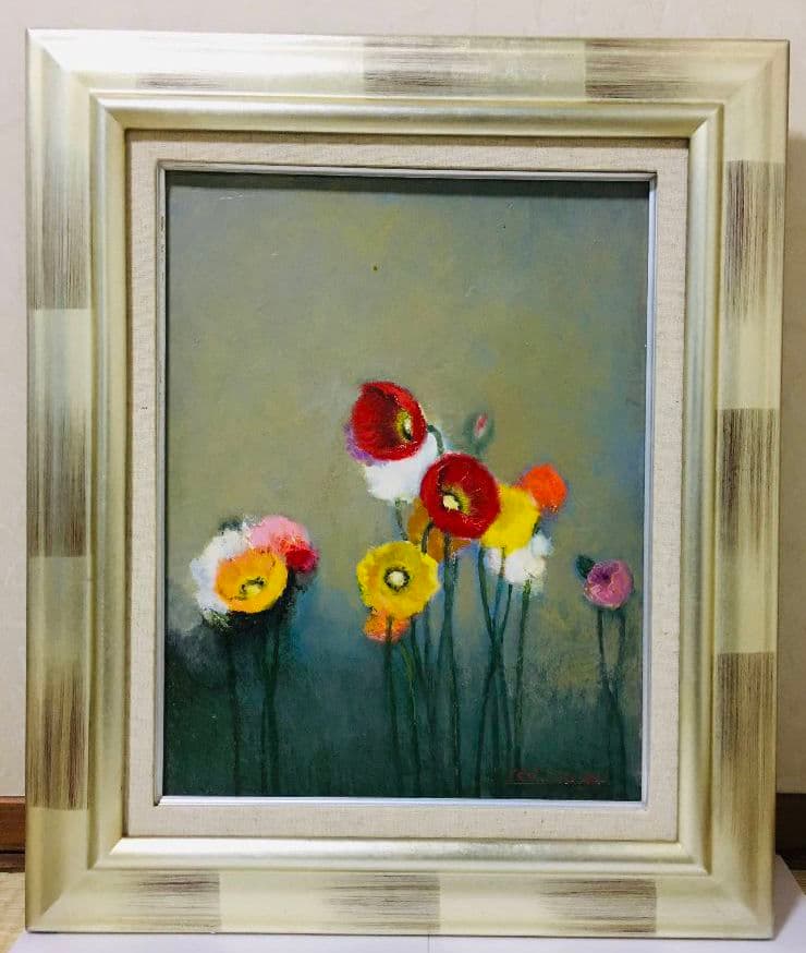 ポピィ　油絵　F6(410×318mm)