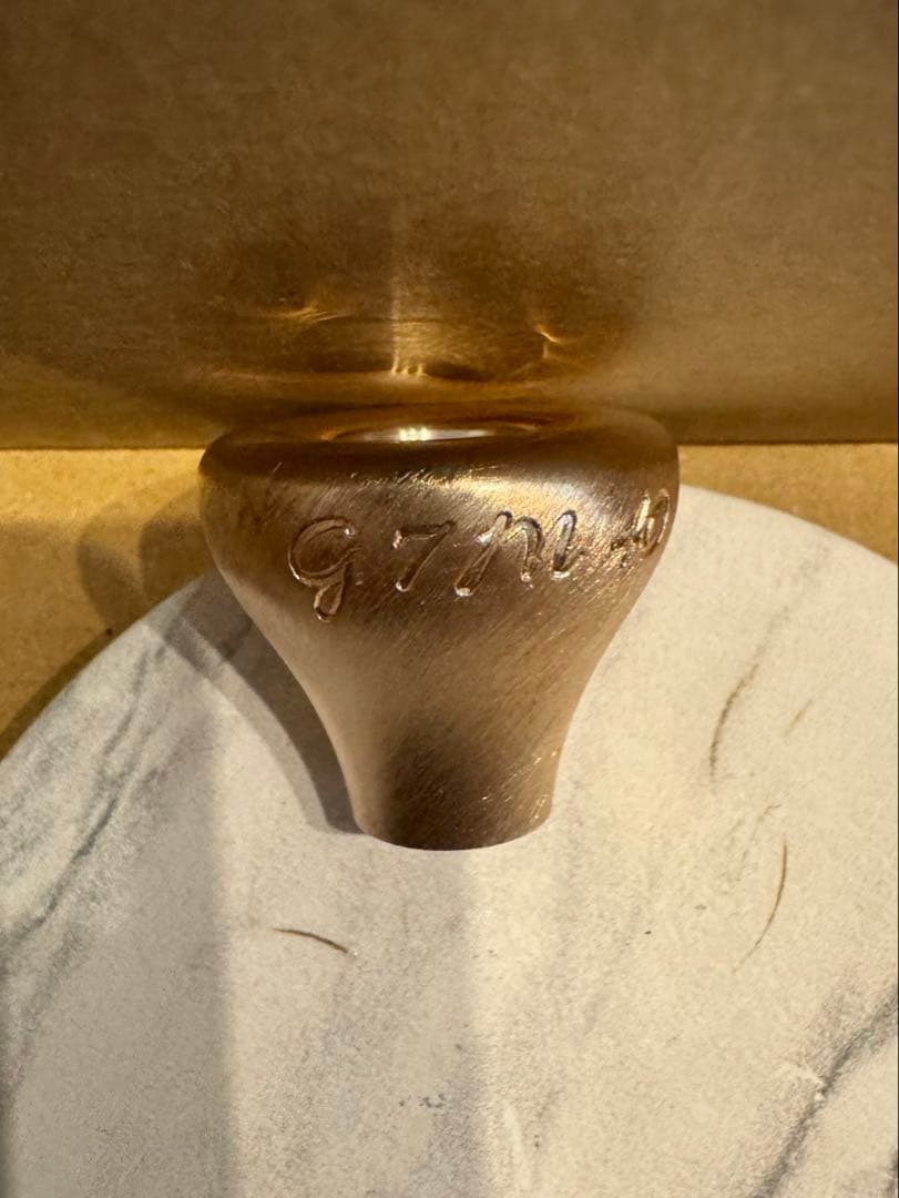 ペ*ネ様 ARレゾナンス　マウスピーストップ【ブロンズ/青銅製】金メッキ