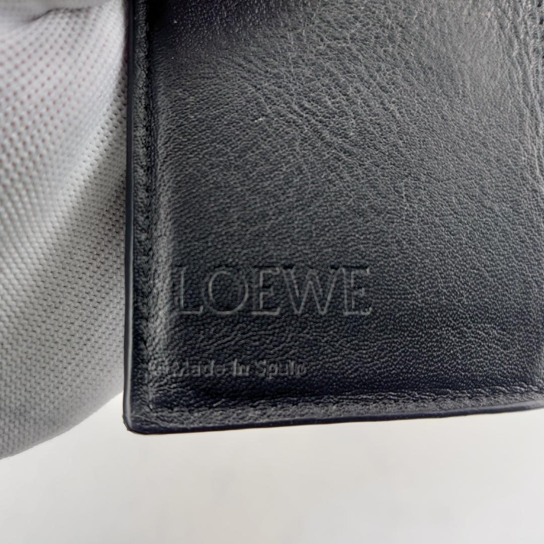 【ちょこ様用】ロエベ　Wホック　三つ折り財布（箱・内袋付き）　1202