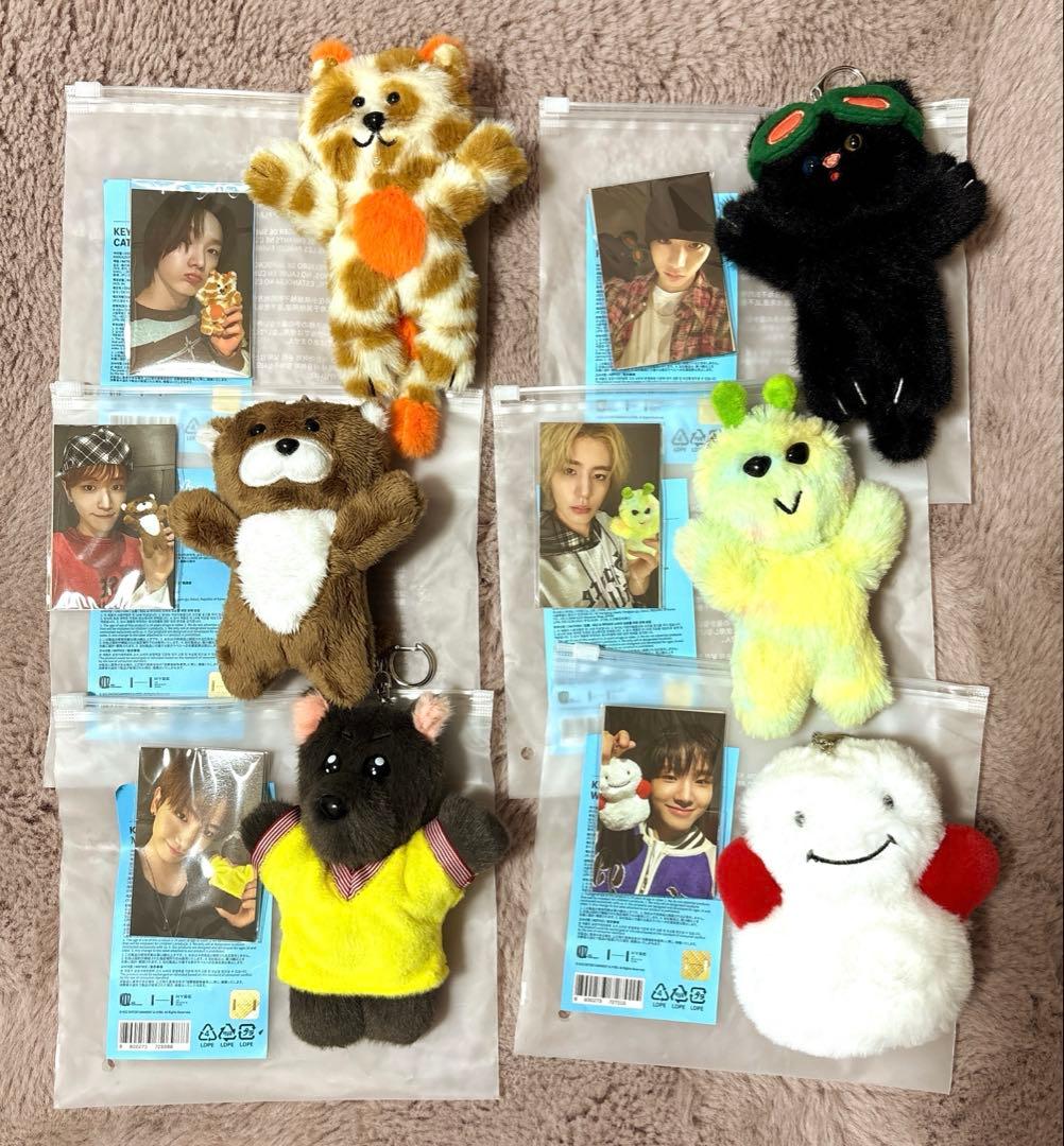 プネクド　キーリング　6体セット