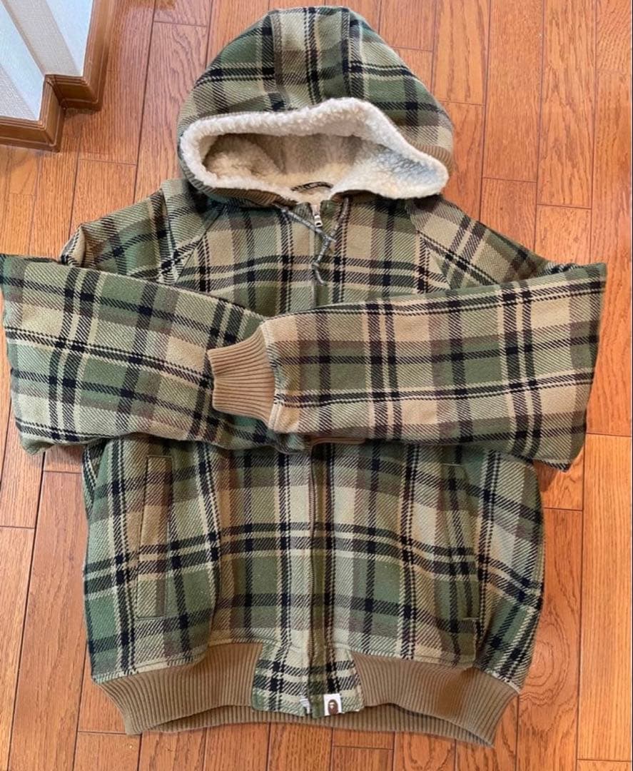 d*4様 bape ラブジェネ　チェックJKT A BATHING APE