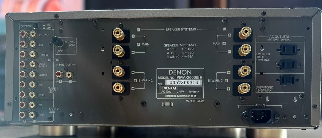 DENON PMA-2000iiiR プリメインアンプ シルバー