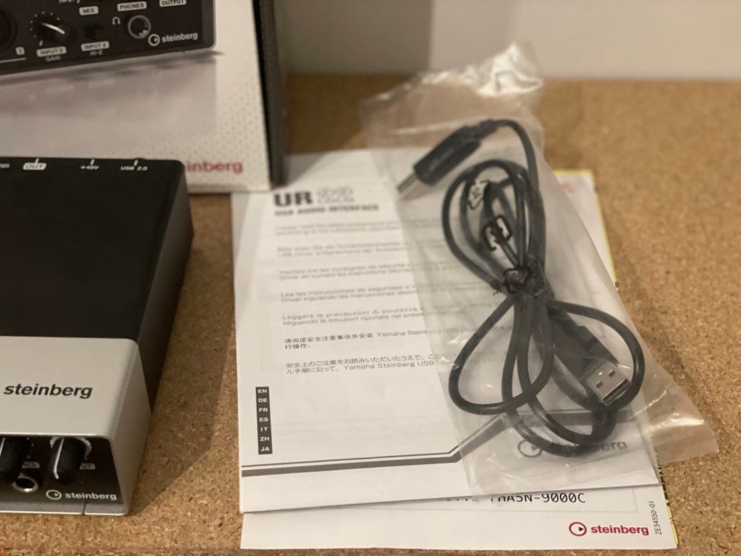 美品　Steinberg ur22 USB オーディオインターフェイス