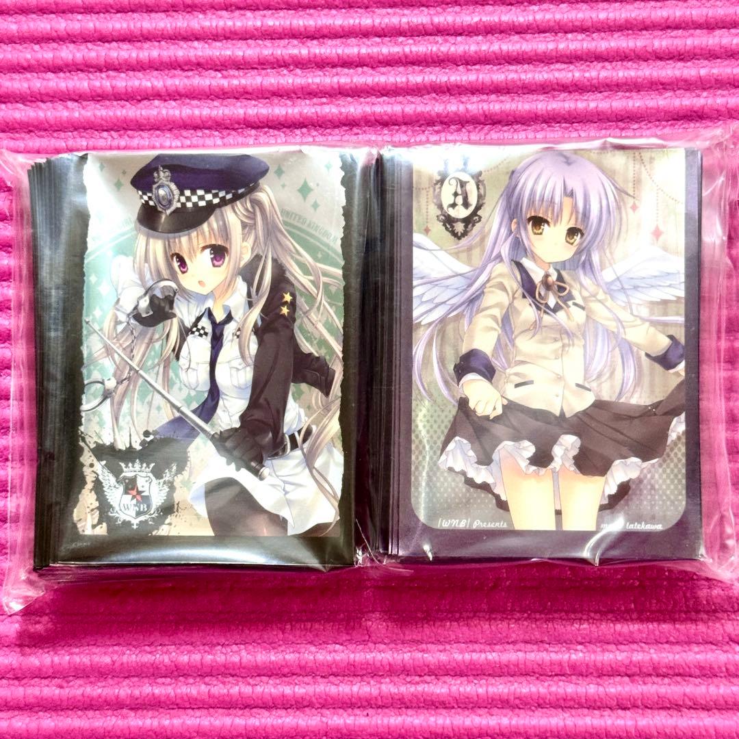 エンジェルビーツ AB 天使 立華かなで 軍服 WNB 館川まこ カードスリーブ