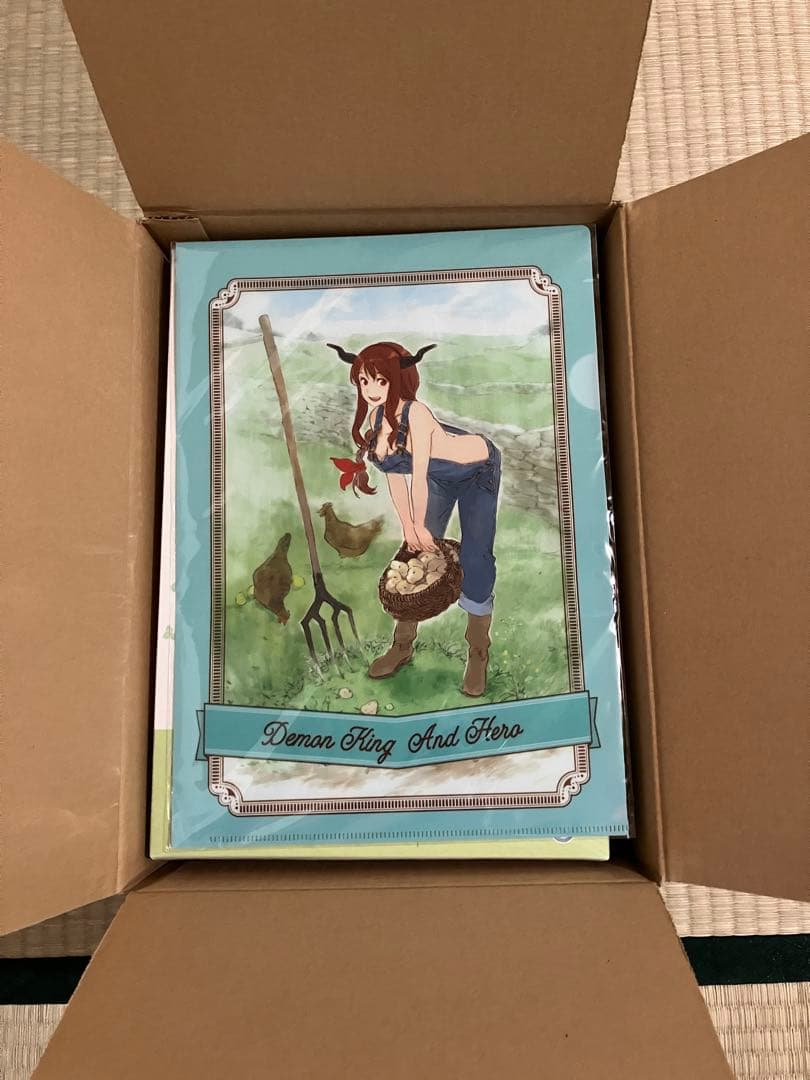 まおゆう魔王勇者　魔王 オーバーオールVer. フィギュア　クリアファイル付き