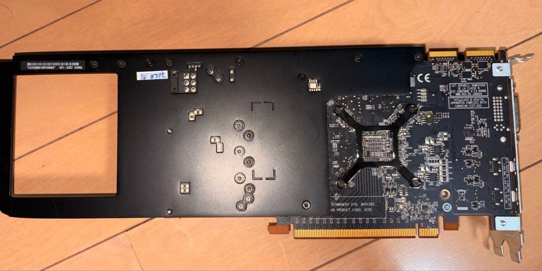 動作確認済みmac pro mid2012用 Radeon hd 5770