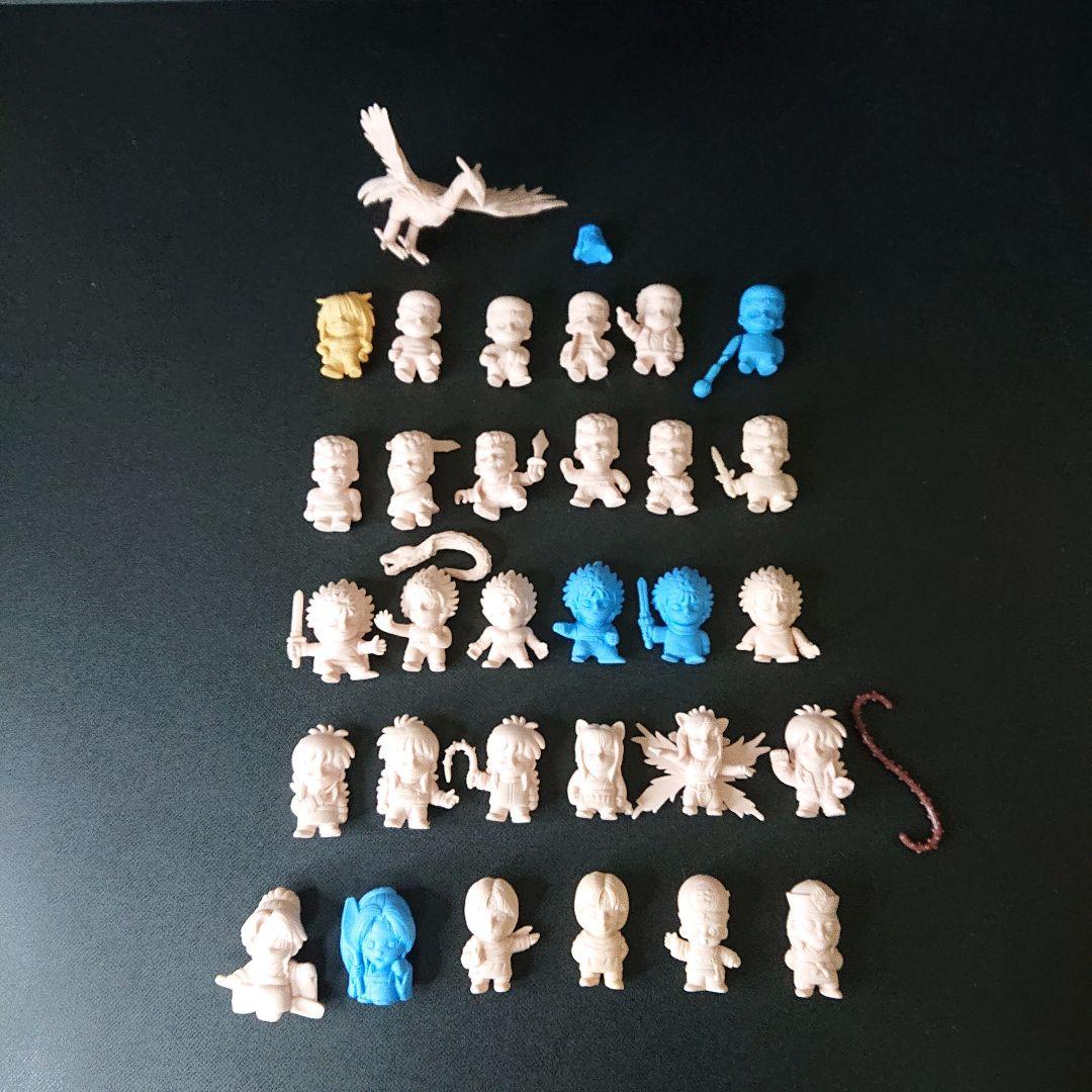 幽遊白書 食玩 人形 森永チョコ フィギュア ゴム人形 フルコンプ