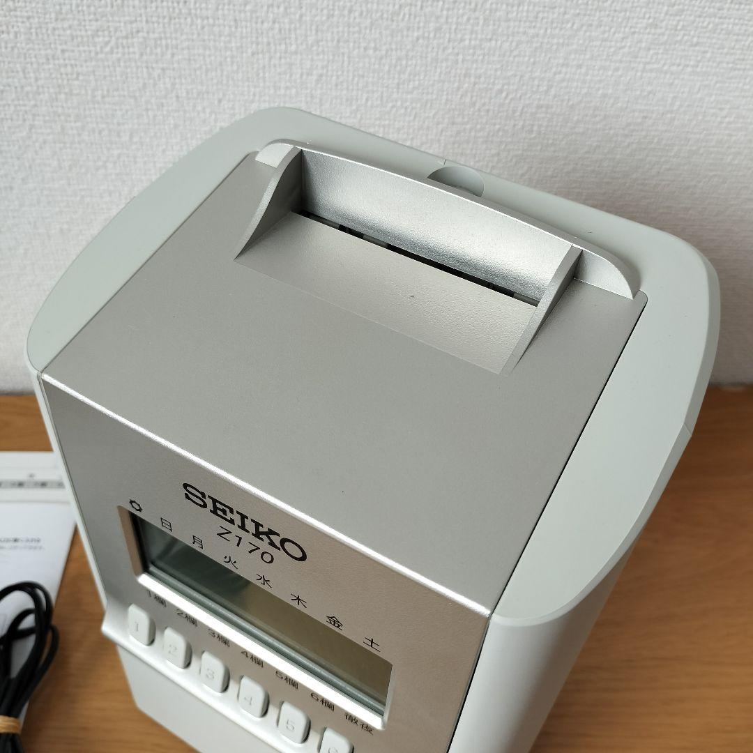 D*.様 【印字確認済み】セイコー　タイムレコーダー　Z170