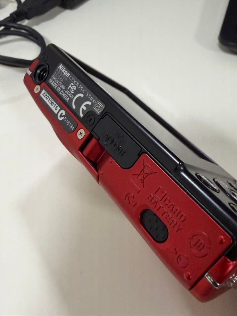 ⭐︎美品⭐︎Nicon デジタルカメラCOOLPIX S5100 レッド