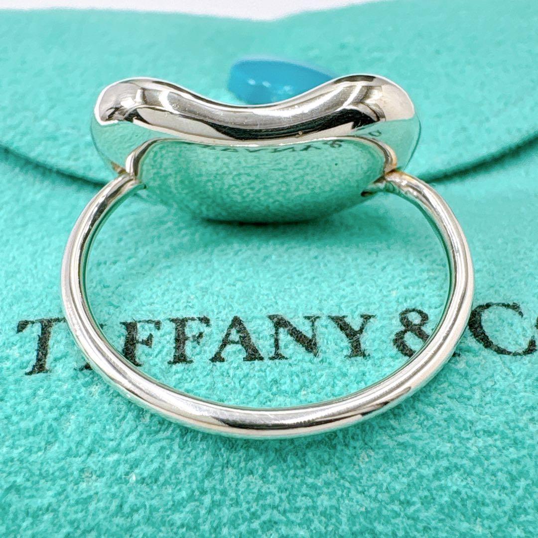 極美品 オールドティファニー ビーン ラージ リング 10.5号 シルバー925