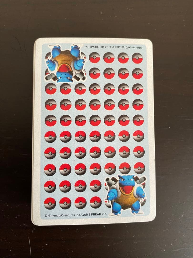 ポケモントランプ (ポケットモンスター) ブルー 1998年