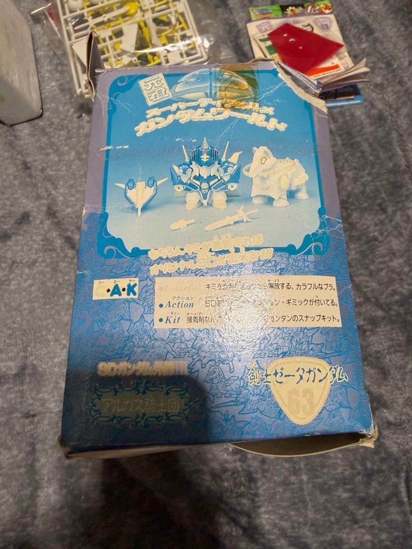 【未組立】元祖SDガンダムワールド 剣士ゼータガンダム 63