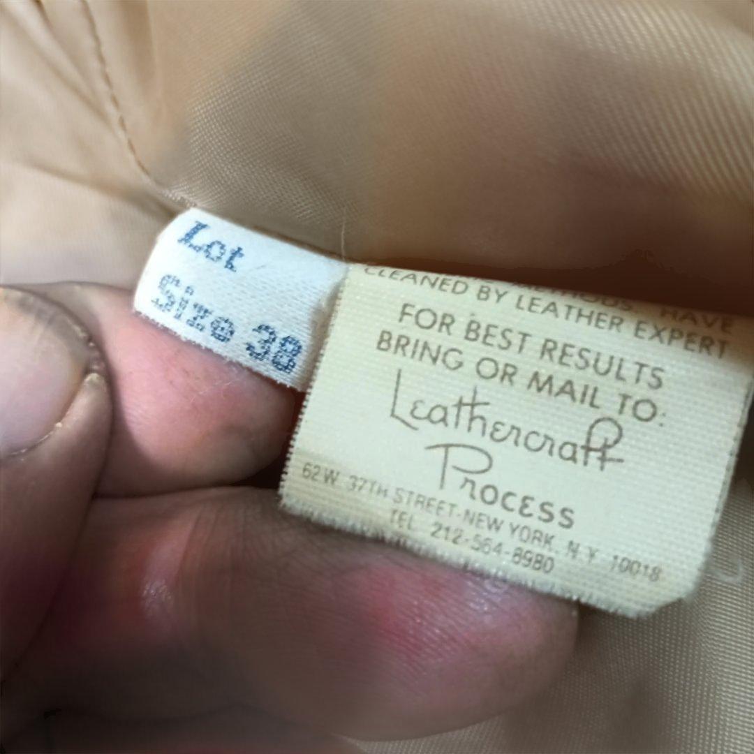 t*a様 Schott 定価18万　希少カラーシングルライダースジャケット ビン