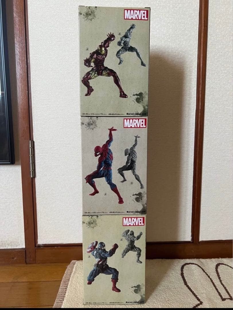 超人技画3体 未開封 マーベル
