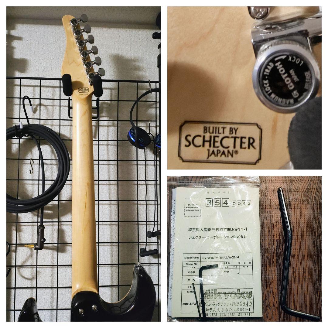 【レア】SCHETER NV-3-22-VTR-AL★（Fender好きな方も）