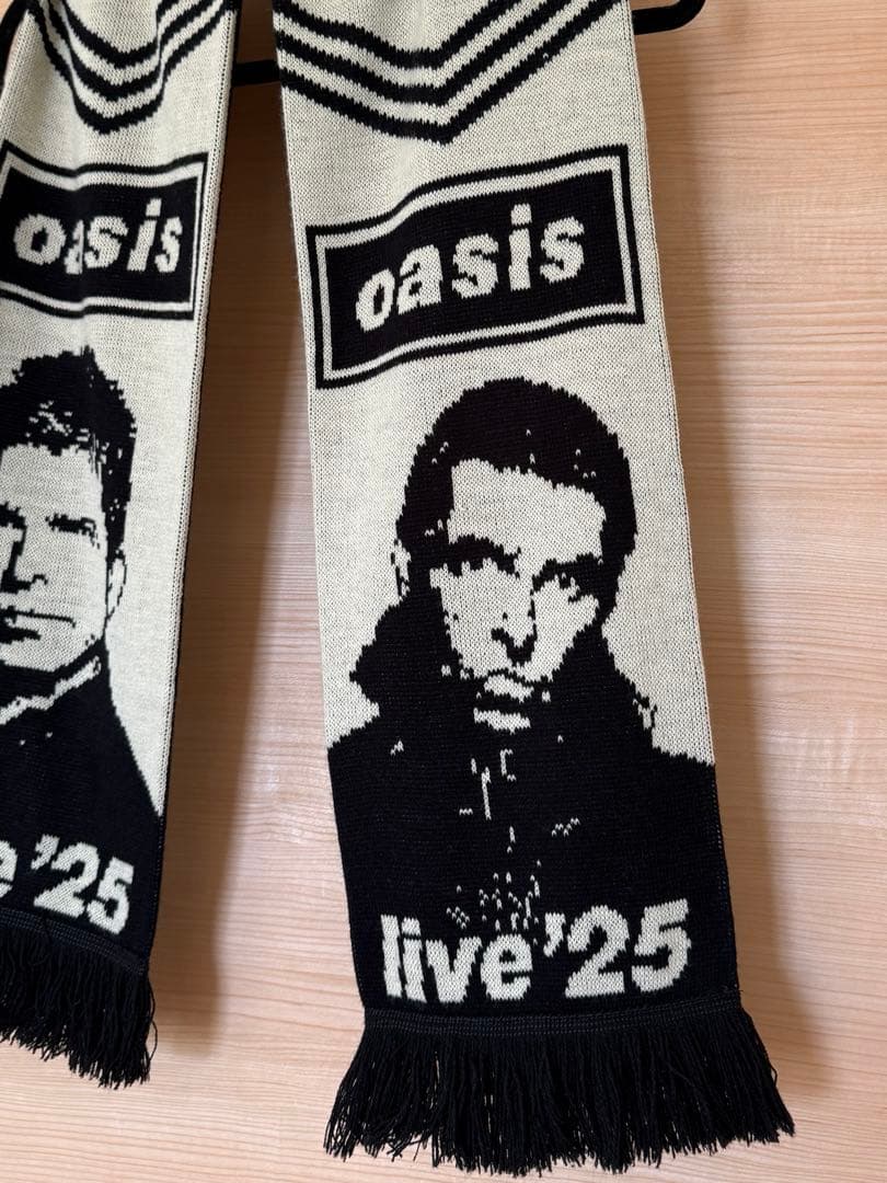 oasis live '25 フットボールスカーフ